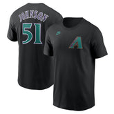 Randy Johnson Arizona Diamondbacks Nike Fuse Name & Number T-Shirt - MLB T-shirts