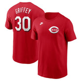 Ken Griffey Jr. Cincinnati Reds Nike Fuse Name & Number T-Shirt - MLB T-shirts