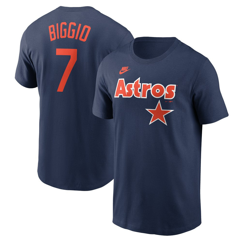 Craig Biggio Houston Astros Nike Cooperstown Collection Fuse Name & Number T-Shirt - MLB T-shirts