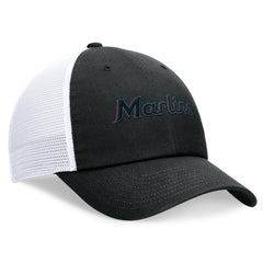 Miami Marlins Nike Wordmark Adjustable Trucker Hat - MLB Hats