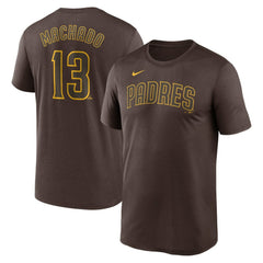 Manny Machado San Diego Padres Nike Legend Name & Number Performance T-Shirt - MLB T-shirts