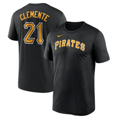 Roberto Clemente Pittsburgh Pirates Nike Legend Name & Number Performance T-Shirt - MLB T-shirts