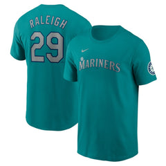 Cal Raleigh Seattle Mariners Nike Fuse Name & Number Inline T-Shirt - MLB T-shirts