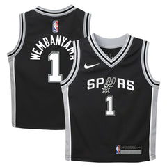 Black Victor Wembanyama San Antonio Spurs Preschool Swingman Player Jersey | NBA