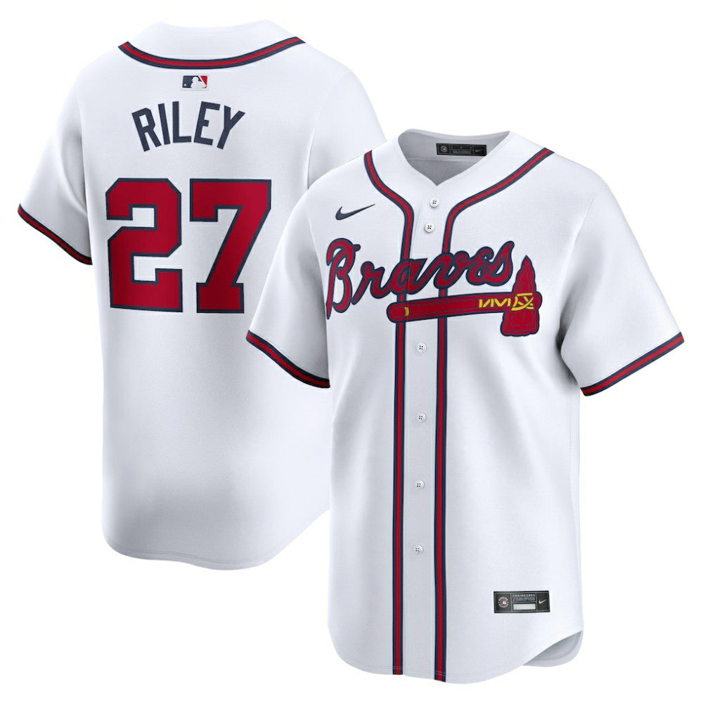 Austin Riley Atlanta Braves Nike Home Limited Player Jersey - MLB Jerseys