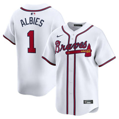 Ozzie Albies Atlanta Braves Nike Home Limited Player Jersey - MLB Jerseys