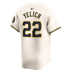 Christian Yelich Milwaukee Brewers Nike Home Limited Player Jersey - MLB Jerseys
