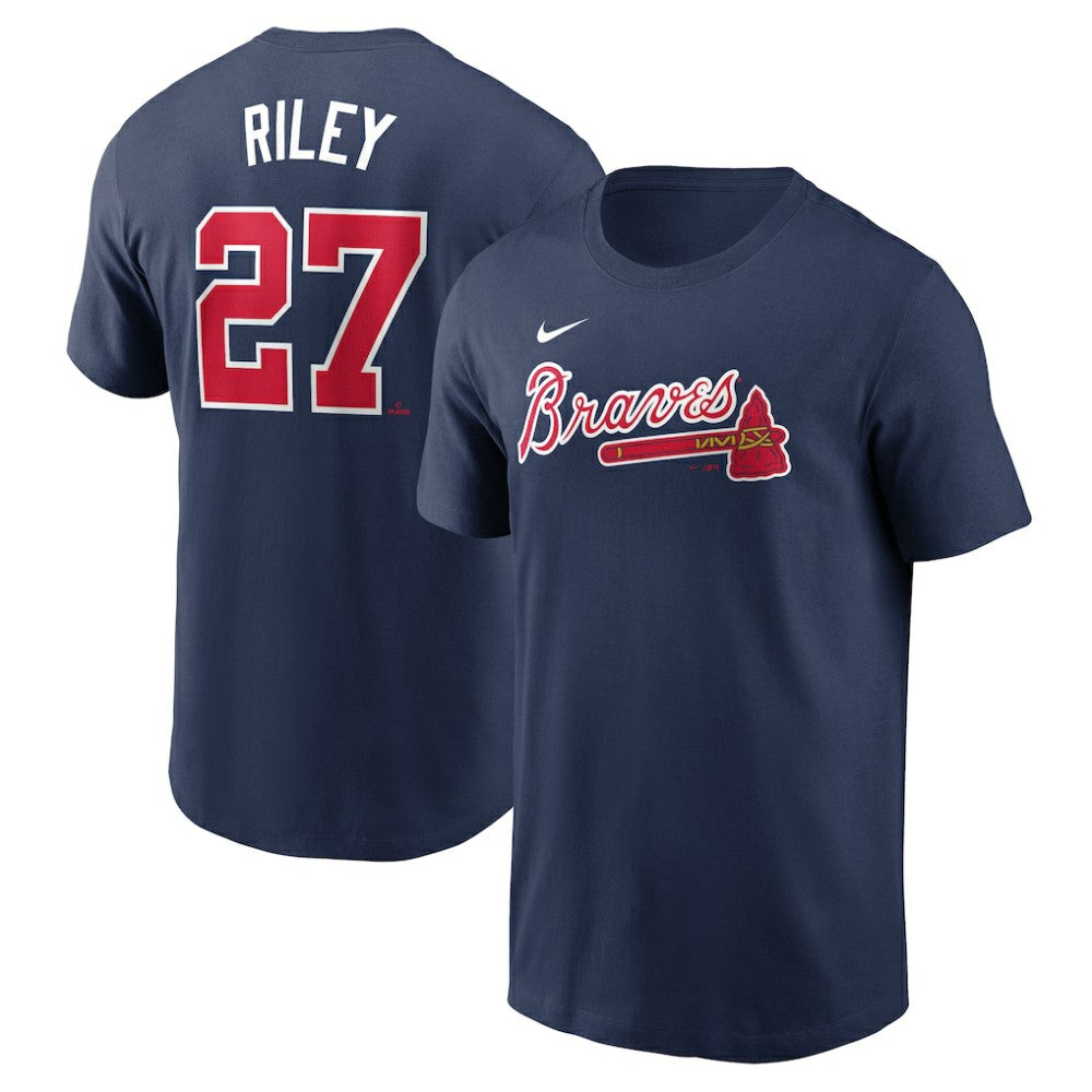 Austin Riley Atlanta Braves Nike Fuse Name & Number T-Shirt - MLB T-shirts