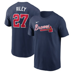 Austin Riley Atlanta Braves Nike Fuse Name & Number T-Shirt - MLB T-shirts