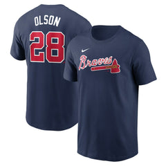 Matt Olson Atlanta Braves Nike Fuse Name & Number T-Shirt - MLB T-shirts