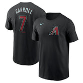 Corbin Carroll Arizona Diamondbacks Nike Fuse Name & Number T-Shirt - MLB T-shirts