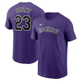 Kris Bryant Colorado Rockies Nike Fuse Name & Number T-Shirt - MLB T-shirts