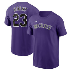 Kris Bryant Colorado Rockies Nike Fuse Name & Number T-Shirt - MLB T-shirts