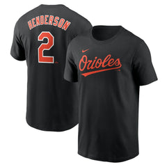 Gunnar Henderson Baltimore Orioles Nike Fuse Name & Number T-Shirt - MLB T-shirts