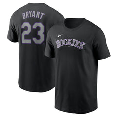Kris Bryant Colorado Rockies Nike Fuse Name & Number T-Shirt - MLB T-shirts