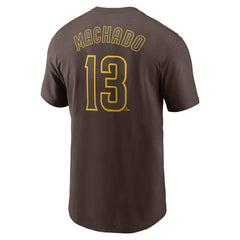 Manny Machado San Diego Padres Nike Fuse Name & Number T-Shirt - MLB T-shirts