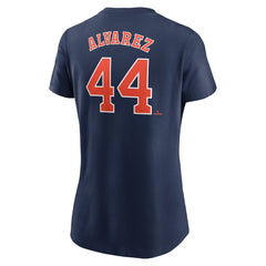 Yordan Alvarez Houston Astros Nike Women's Cooperstown Collection Fuse Name & Number T-Shirt - MLB T-shirts
