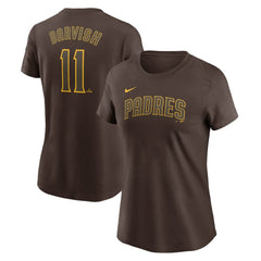 Yu Darvish San Diego Padres Nike Women's Cooperstown Collection Fuse Name & Number T-Shirt - MLB T-shirts