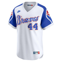 Hank Aaron Atlanta Braves Nike Throwback Cooperstown Limited Jersey - MLB Jerseys