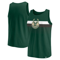 Hunter Green Milwaukee Bucks Wild Game Tank Top | NBA