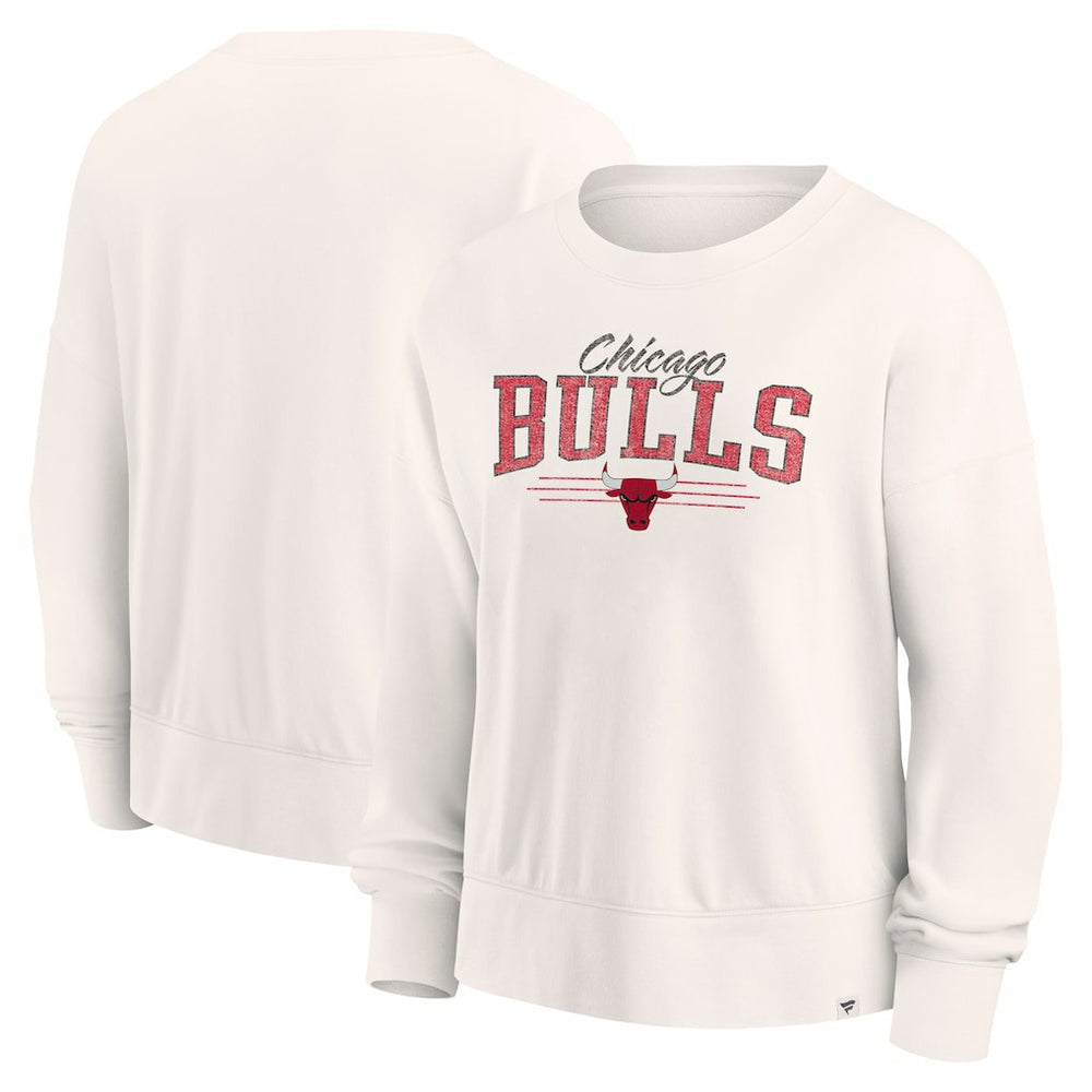 Cream Chicago Bulls Women's Close the Game Pullover Sweatshirt | NBA