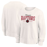 Cream Toronto Raptors Women's Close the Game Pullover Sweatshirt | NBA