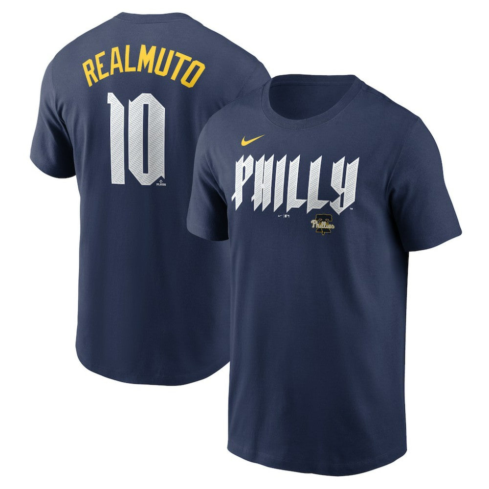 J.T. Realmuto Philadelphia Phillies Nike 2024 City Connect Fuse Player Name & Number T-Shirt - MLB T-shirts