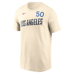 Mookie Betts Los Angeles Dodgers Nike 2024 City Connect Fuse Name & Number T-Shirt - MLB T-shirts