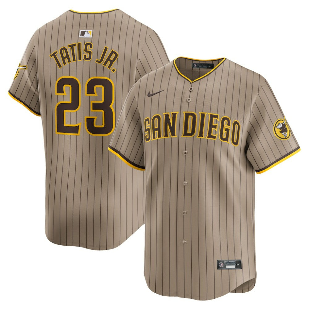 Fernando Tatis Jr. San Diego Padres Nike Alternate Limited Player Jersey – Tan - MLB Jerseys