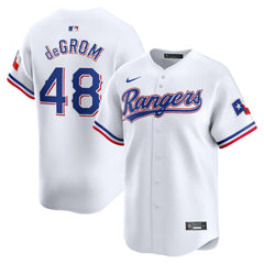 Jacob deGrom Texas Rangers Nike Home Limited Player Jersey - MLB Jerseys