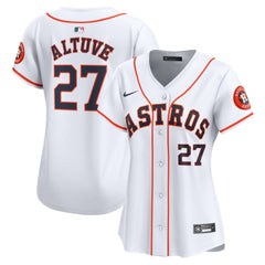 Jose Altuve Houston Astros Nike Women's Home Limited Player Jersey - MLB Jerseys