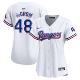 Jacob deGrom Texas Rangers Nike Women's Home Limited Player Jersey - MLB Jerseys