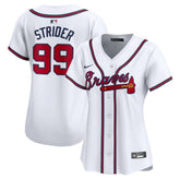 Spencer Strider Atlanta Braves Nike Women's Home Limited Player Jersey - MLB Jerseys