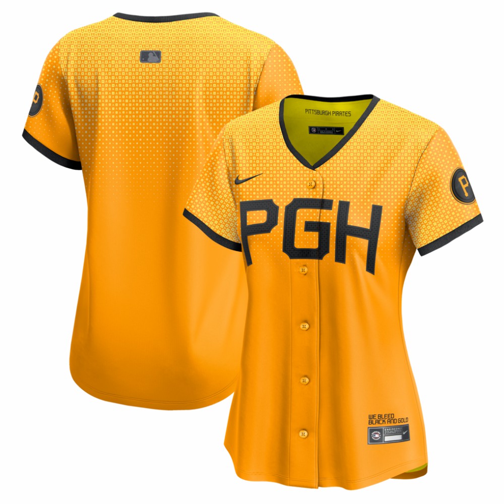 Pittsburgh Pirates Nike Women's City Connect Limited Jersey - MLB Jerseys
