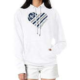New York Yankees G-III 4Her by Carl Banks Women's Heart Fleece Pullover Hoodie - MLB Hoodies