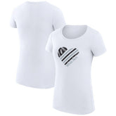 Chicago White Sox G-III 4Her by Carl Banks Women's Super-Slim Fit Lightweight Heart Graphic T-Shirt - MLB T-shirts