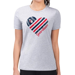 Cleveland Guardians G-III 4Her by Carl Banks Women's Super-Slim Fit Lightweight Heart Graphic T-Shirt - MLB T-shirts