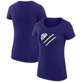 Colorado Rockies G-III 4Her by Carl Banks Women's Super-Slim Fit Lightweight Heart Graphic T-Shirt - MLB T-shirts