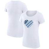 Kansas City Royals G-III 4Her by Carl Banks Women's Super-Slim Fit Lightweight Heart Graphic T-Shirt - MLB T-shirts