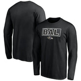 Baltimore Ravens Squad Throwbacks Long Sleeve T-Shirt | NFL Discount