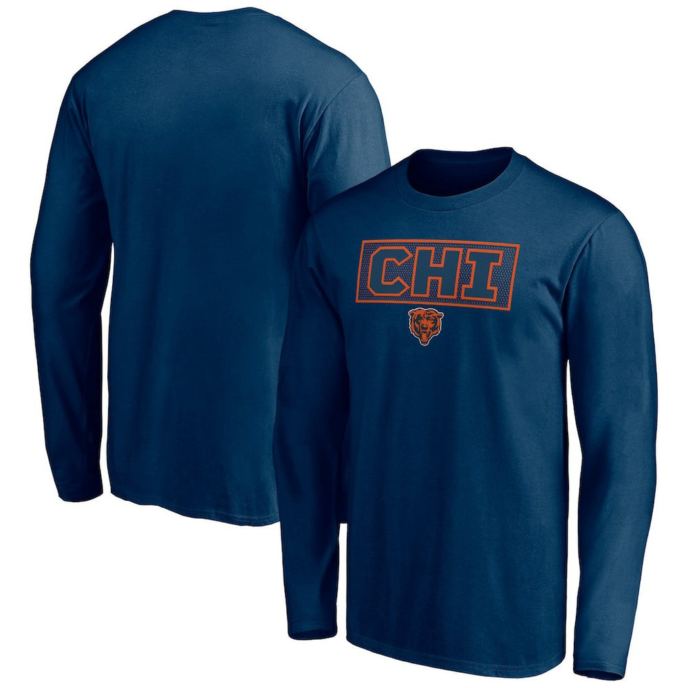 Chicago Bears Squad Throwbacks Long Sleeve T-Shirt | NFL Sale