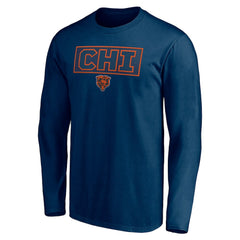 Chicago Bears Squad Throwbacks Long Sleeve T-Shirt | NFL Sale