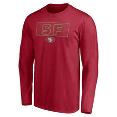 San Francisco 49ers Squad Throwbacks Long Sleeve T-Shirt | NFL Sale