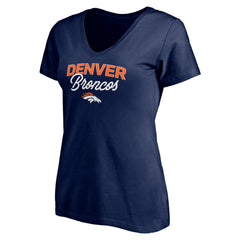 Denver Broncos Women's Depth Chart V-Neck T-Shirt | NFL Near me