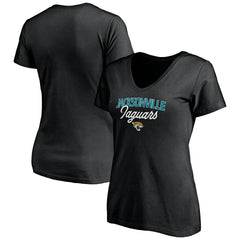 Jacksonville Jaguars Women's Depth Chart V-Neck T-Shirt | NFL Sale