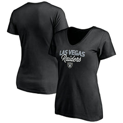 Las Vegas Raiders Women's Depth Chart V-Neck T-Shirt | NFL On sale