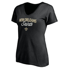 New Orleans Saints Women's Depth Chart V-Neck T-Shirt | NFL On sale