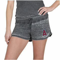 Los Angeles Angels Concepts Sport Women's Resurgence Waffle Knit Shorts - MLB Shorts