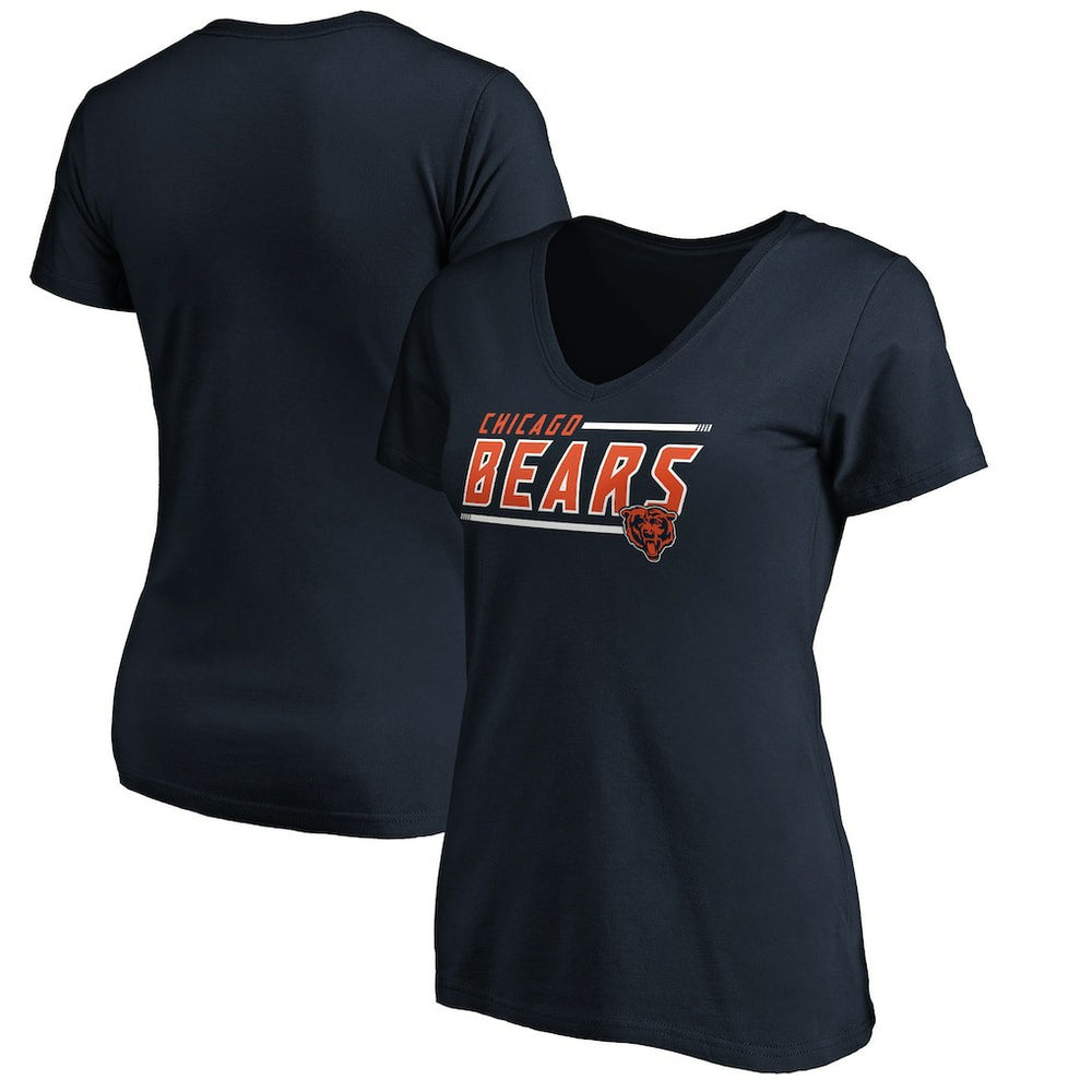 Chicago Bears Women's Mascot In Bounds V-Neck T-Shirt | NFL Discount