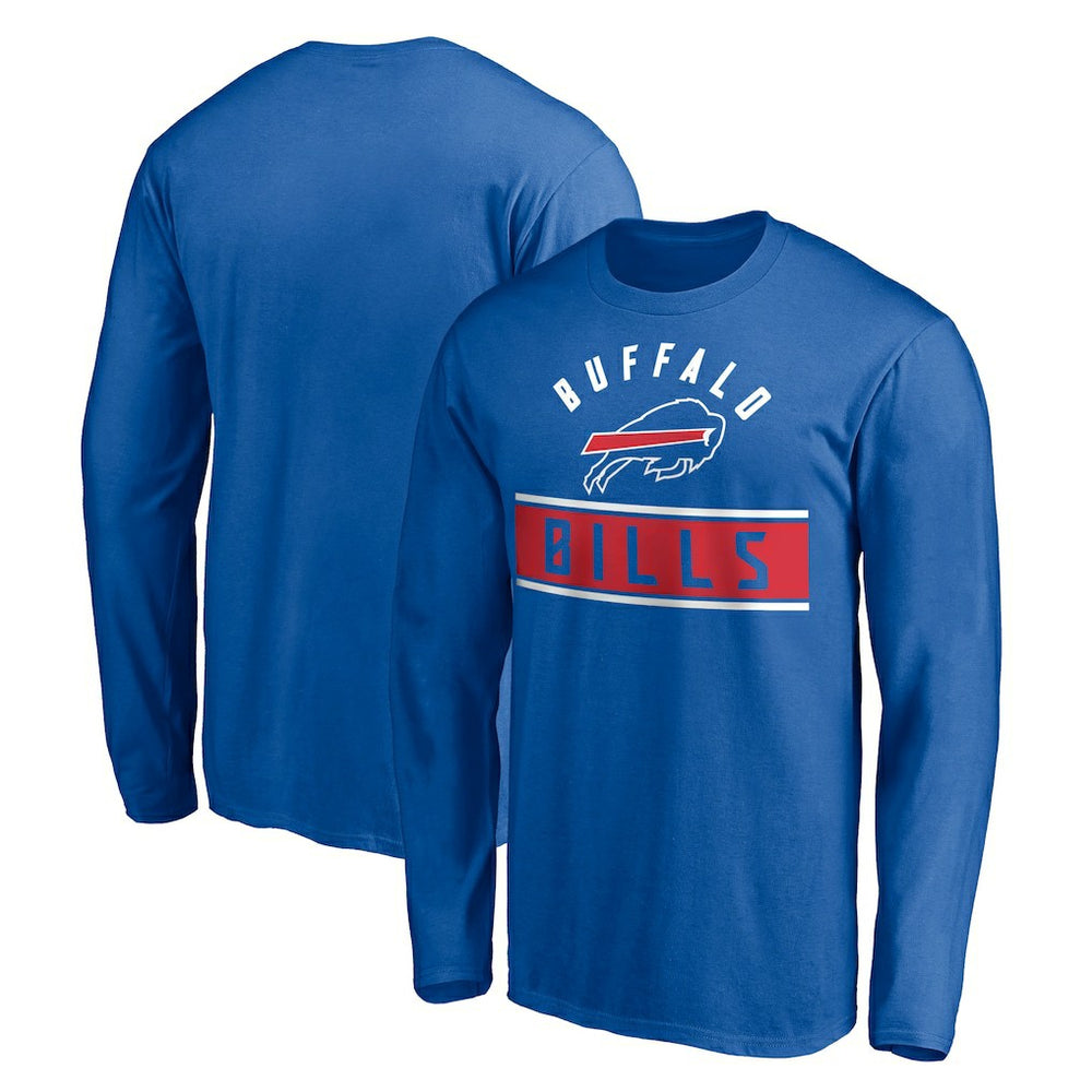 Buffalo Bills Team Arch Knockout Long Sleeve T-Shirt | NFL New